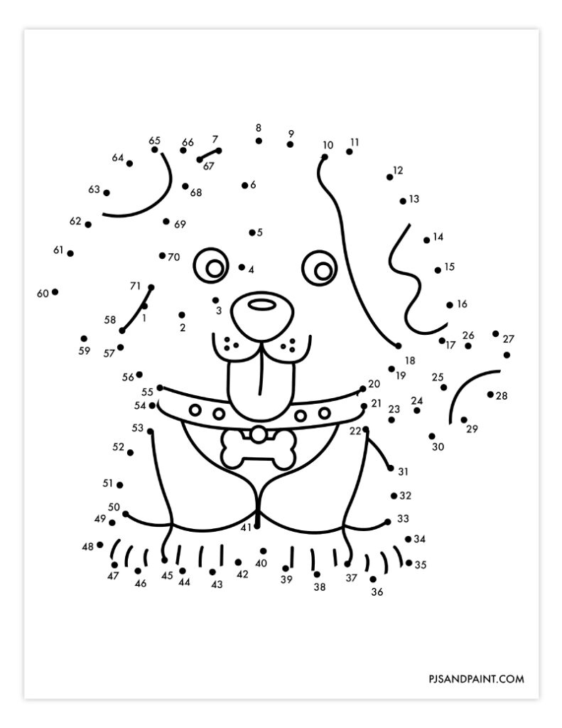 13 Free Printable Connect The Dots Worksheets - Pjs And Paint regarding Connect the Dots Free Printable