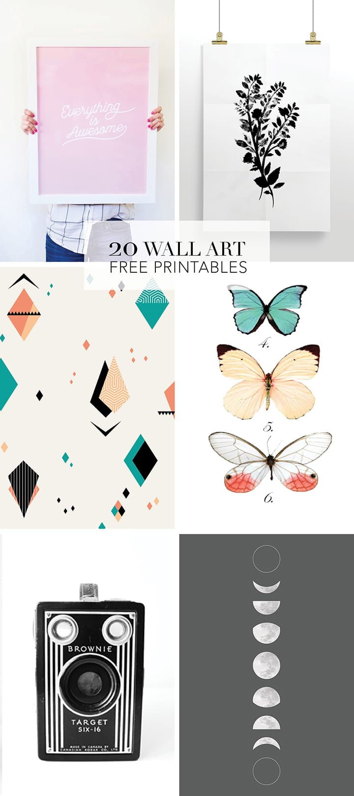 20 Favorite Wall Art Free Printables - Alice And Lois throughout Free Printables For Wall Art