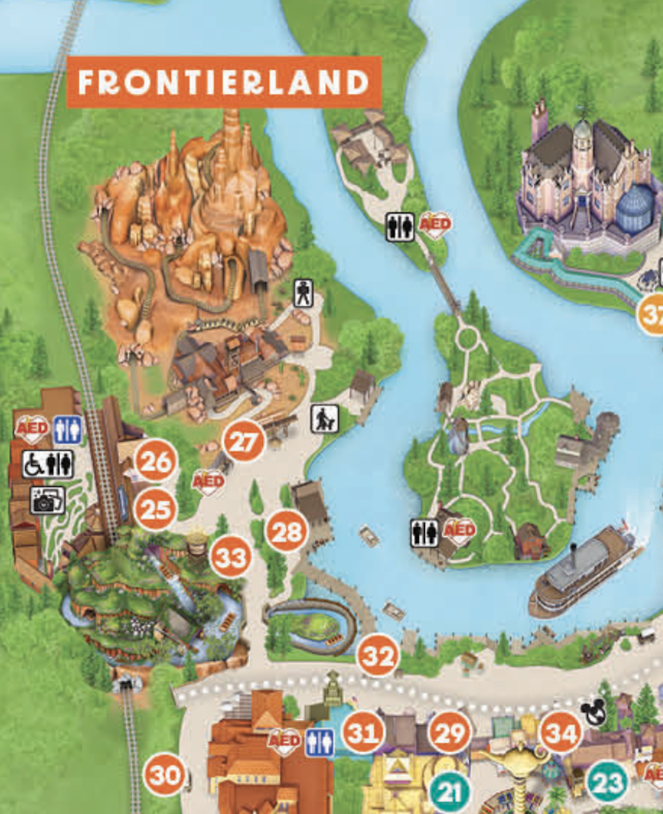 2025 Magic Kingdom Map Of Disney World (Printable Pdf) within Printable Map of Magic Kingdom