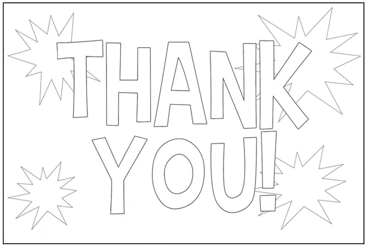 24 Free Printable Thank You Cards | Lamberts Lately intended for Free Printable Thank You Cards Black And White