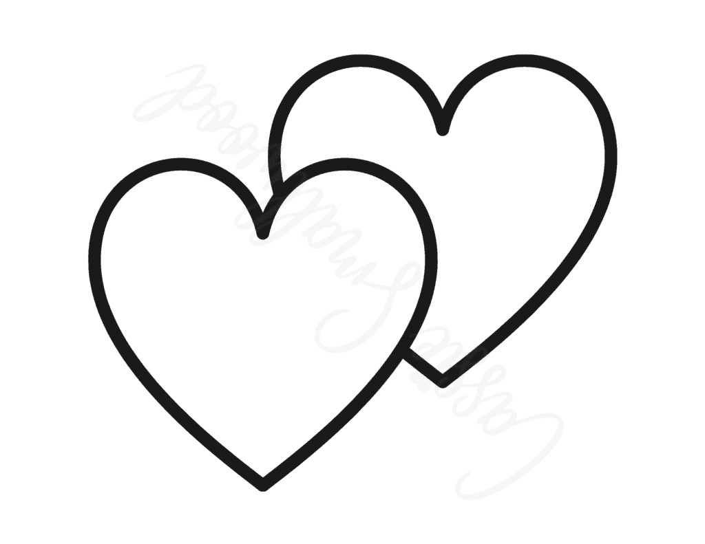 25 Free Printable Heart Templates (Small To Large Sizes) - Cassie regarding Free Printable Outline Heart Template