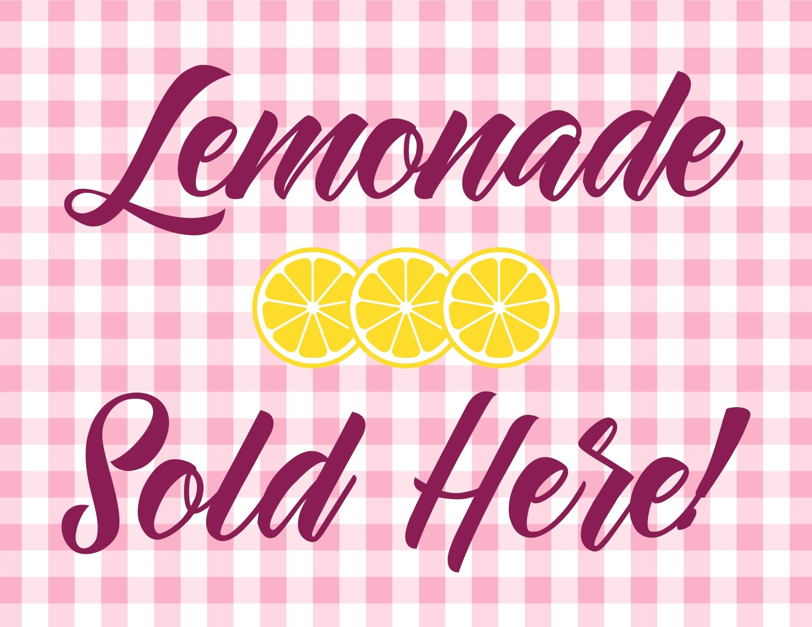4 Printable Signs For Your Next Lemonade Stand! - Kosher pertaining to Lemonade Stand Signs Free Printable