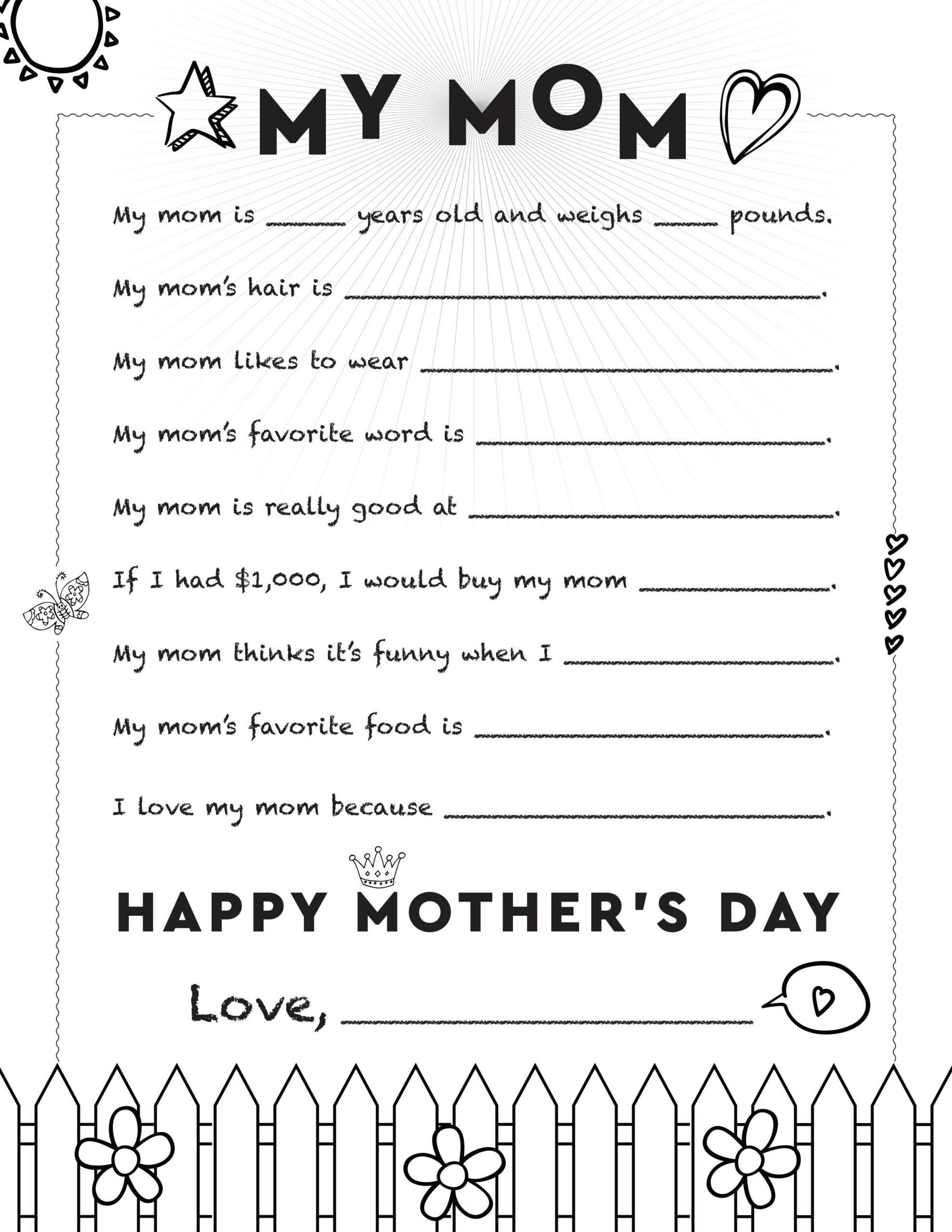 40 Free Printable Mothers Day Cards For 2024 - Worksheets Library regarding Printable Mother'S Day Cards Free