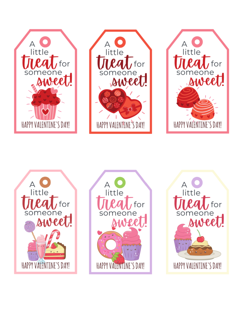 A Little Treat For Someone Sweet Free Printable Valentine Gift inside A Little Treat For Someone Sweet Printable