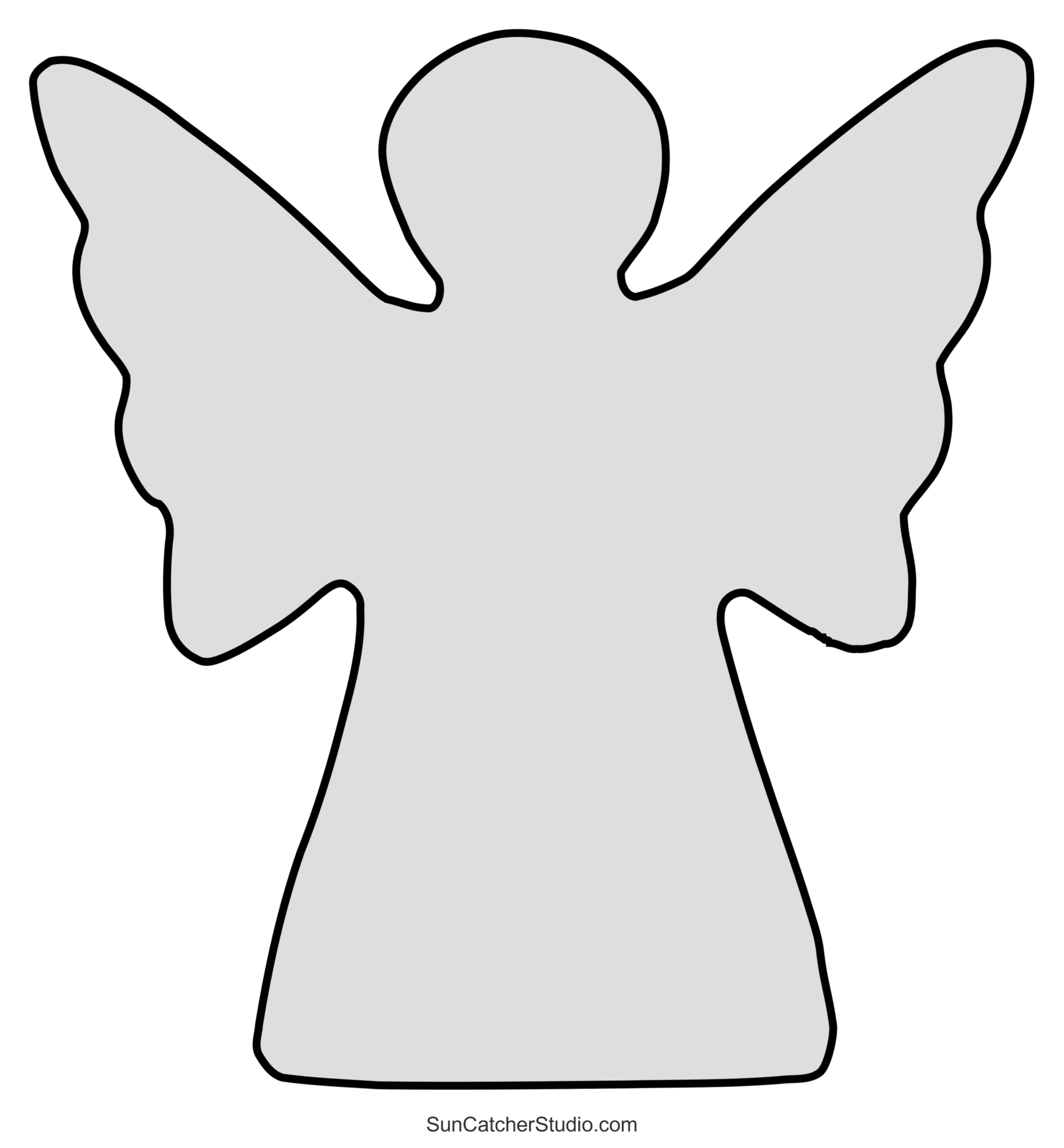 Angel Templates And Stencils (Free Printable Patterns) – Free in Cut Out Angel Template Printable Free