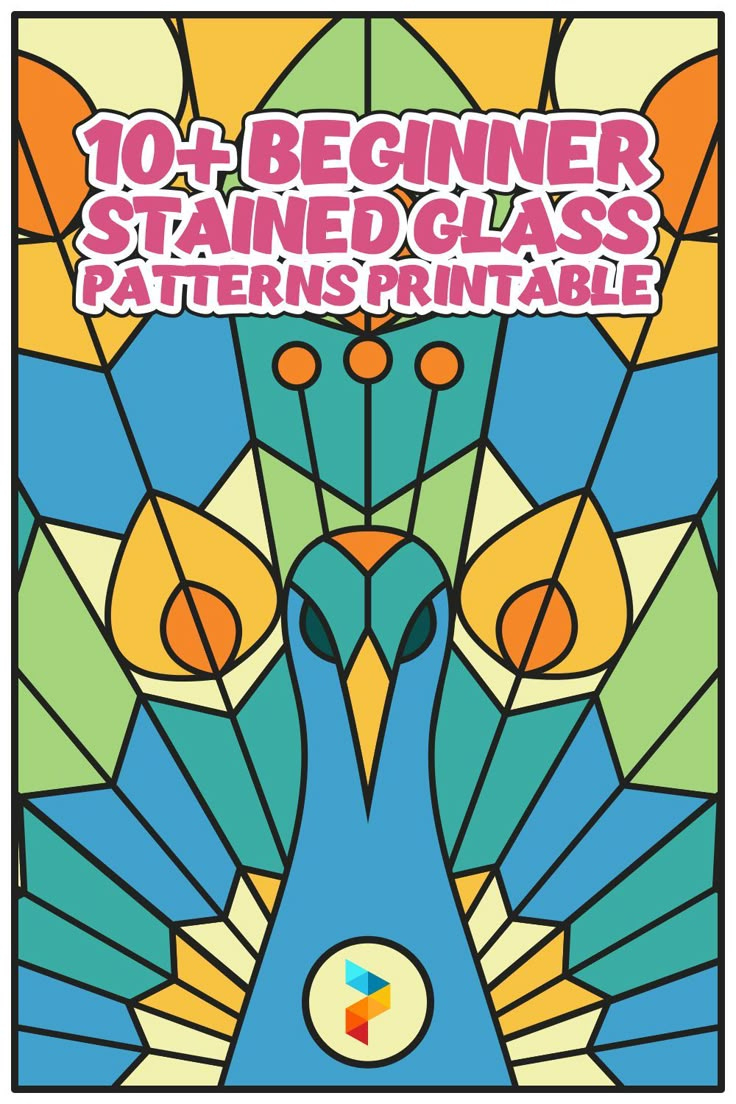Beginner Stained Glass Patterns - 19 Free Pdf Printables | Printablee with Printable Simple Printable Stained Glass Patterns
