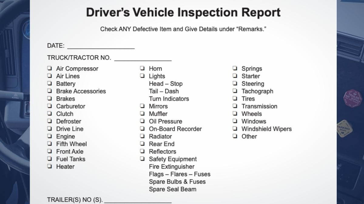Best Free Cdl Pre-Trip Inspection Checklist | Trucker Safety & Profit in Printable Cdl Pre Trip Inspection Cheat Sheet