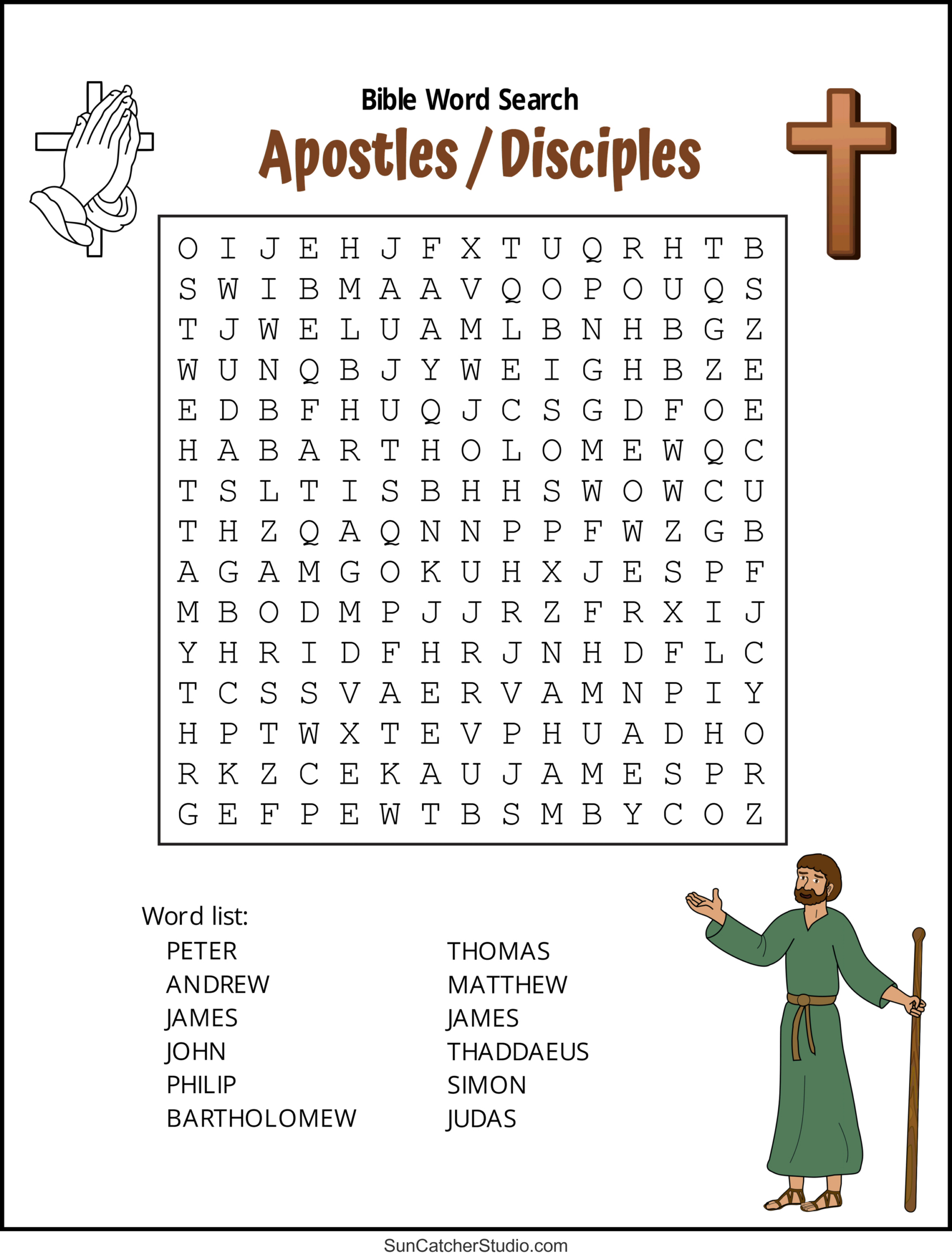 Bible Word Search (Free Printable Christian Puzzles) – Free pertaining to Printable Bible Word Search Puzzles