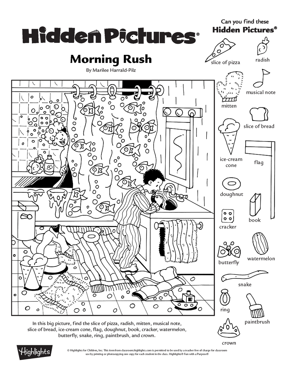 Bildergebnis Für Hidden Pictures Highlights 650 - Worksheets Library inside Hidden Pictures Highlights Printable Free