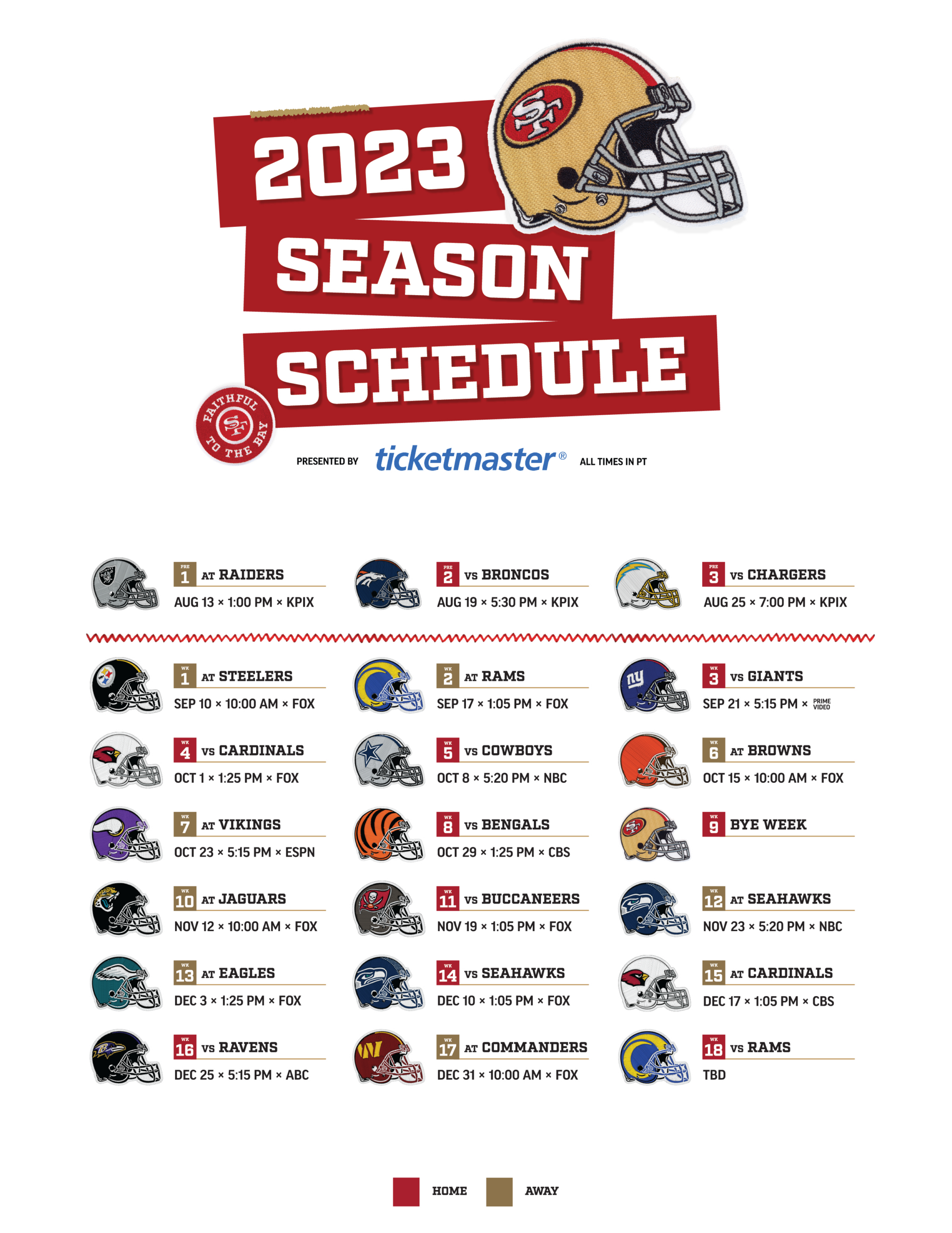 Can Someone Please Make The Overhead Stadium 49Er Schedule With W throughout San Francisco 49Ers Printable Schedule