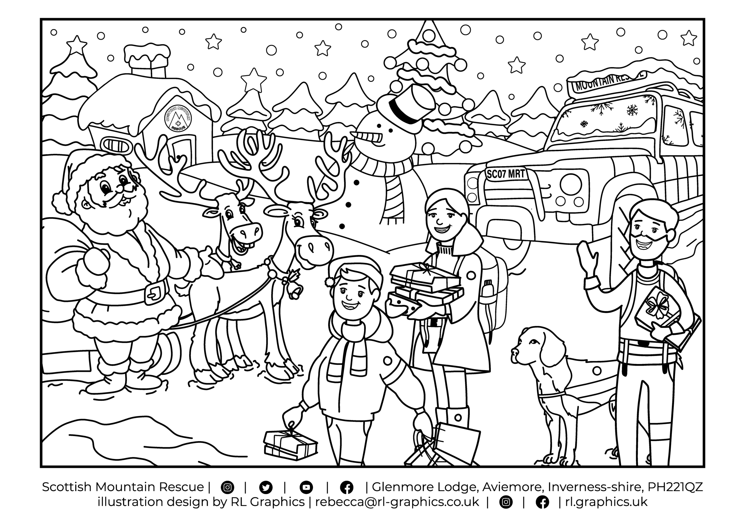 Children'S Christmas Activity Sheet - Printable - Scottish with Children'S Christmas Activity Printables