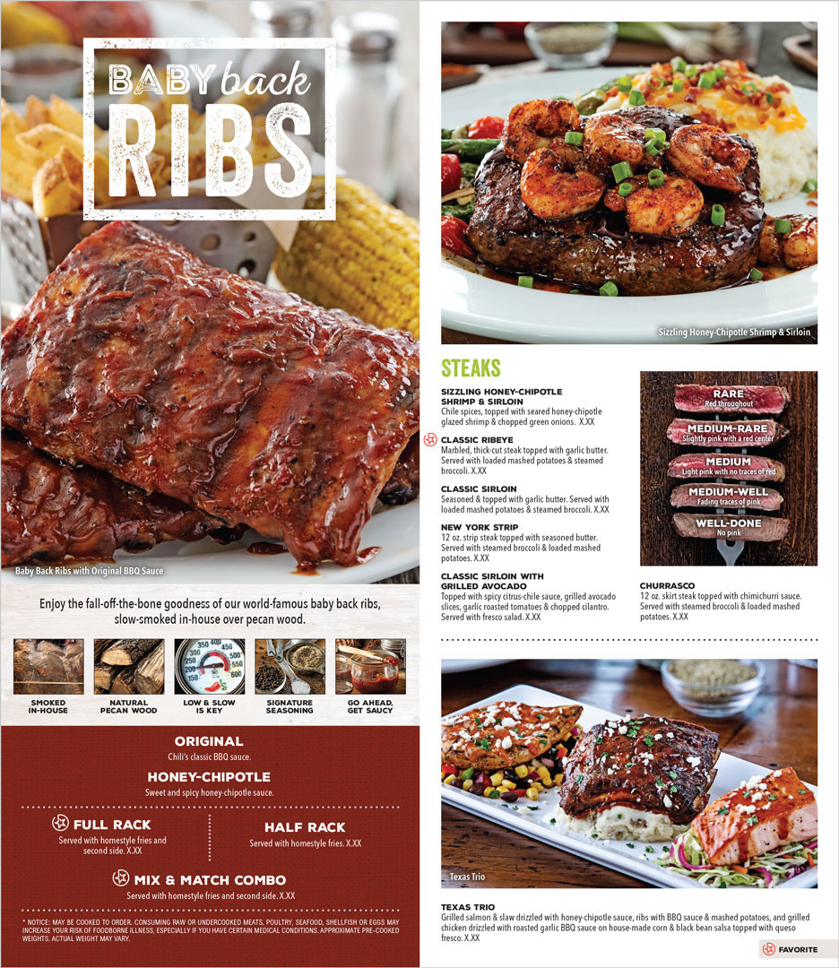 Chilis Menu With Prices Printable - Printable Party Favors inside Chili's Printable Menu with Prices