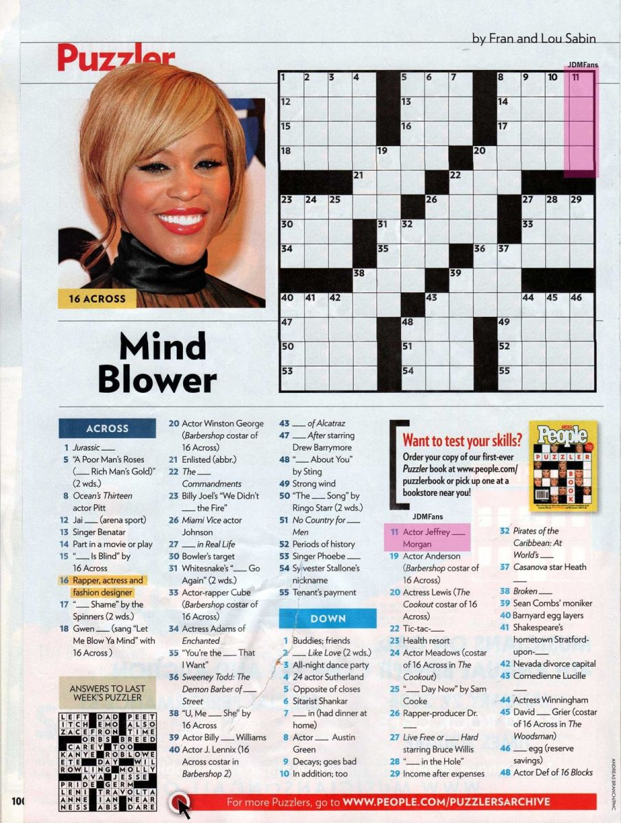 Discover 13 Crosswords And Printable Crossword Puzzles Ideas throughout Printable Crossword Puzzles From People Magazine
