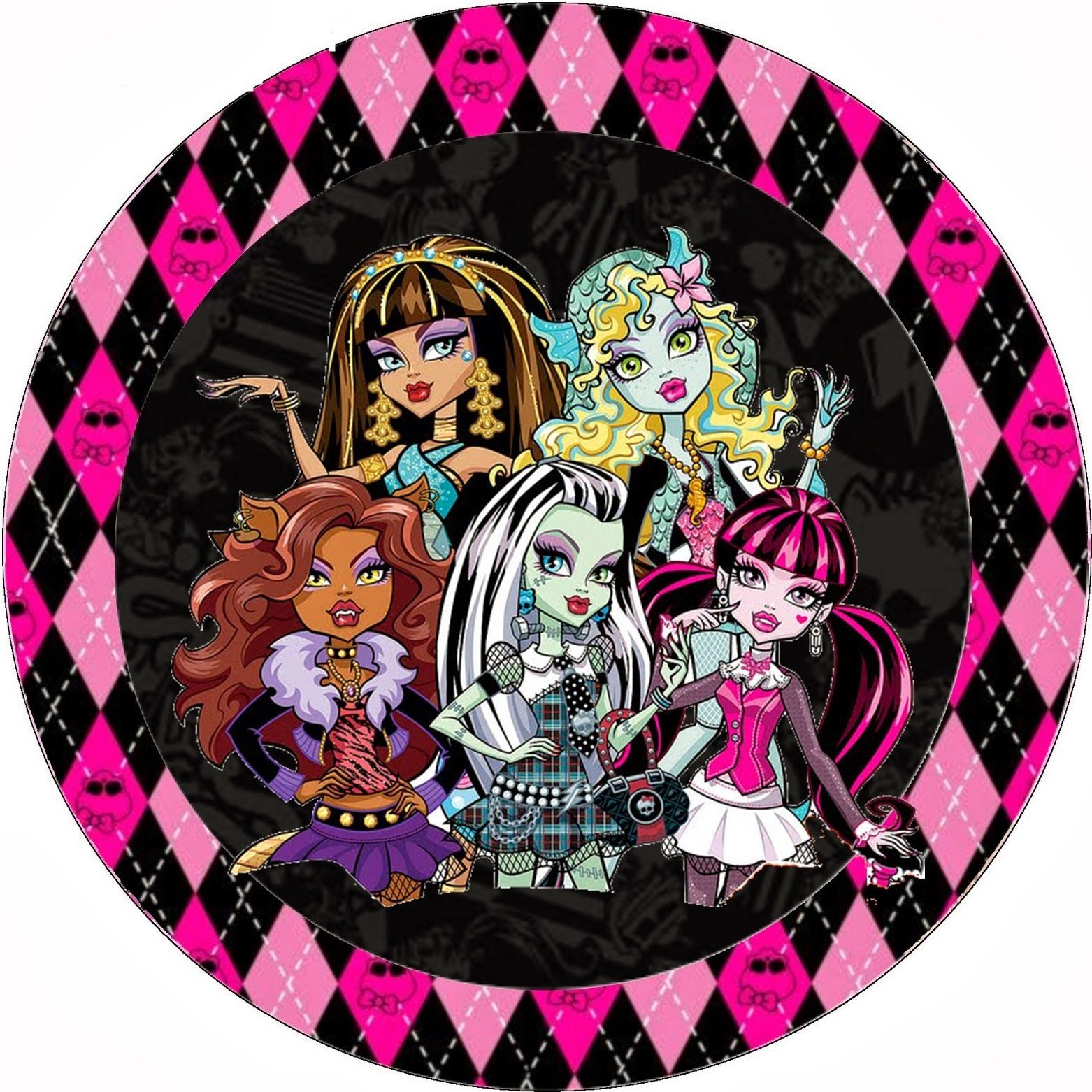 Discover 38 Monster High And Monster High Birthday Party Ideas pertaining to Monster High Cake Topper Printable