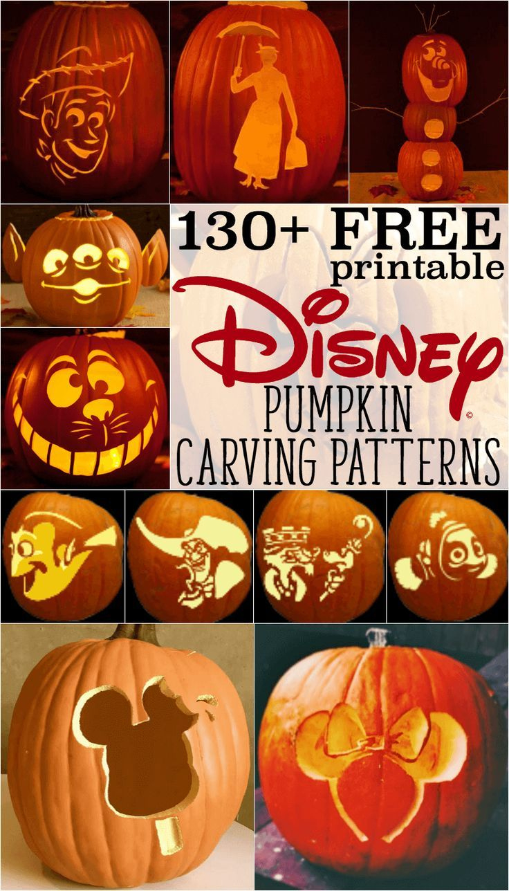 Disney Pumpkin Stencils: Over 130 Printable Pumpkin Patterns For throughout Free Pumpkin Carving Stencils Printable