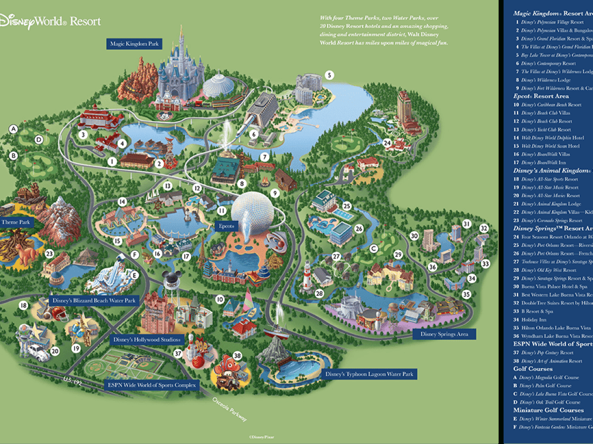Disney World Maps - With Magic Kingdom Map pertaining to Printable Map of Magic Kingdom