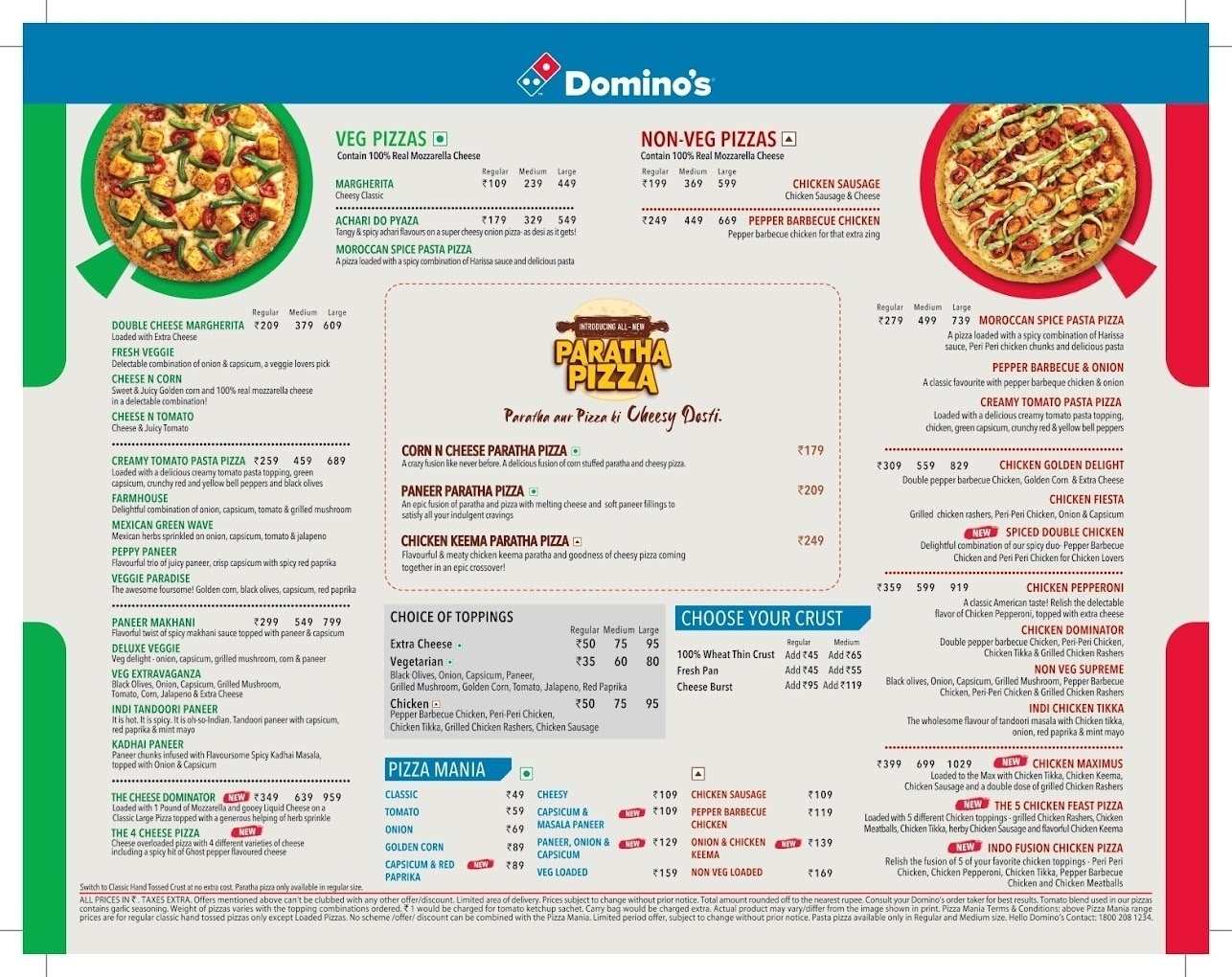 Domino'S In Gautam Nagar,Delhi - Best Pizza Outlets Near Me In intended for Printable Domino's Pizza Menu with Prices