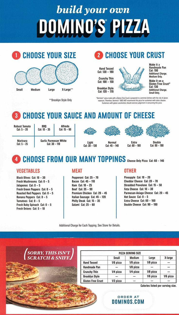 Domino&#039;S Pizza Menu with regard to Printable Domino&#039;S Pizza Menu With Prices