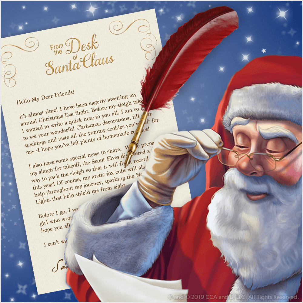 Download A Free, Printable Letter From Santa | The Elf On The Shelf within Free Letters From Santa Printable