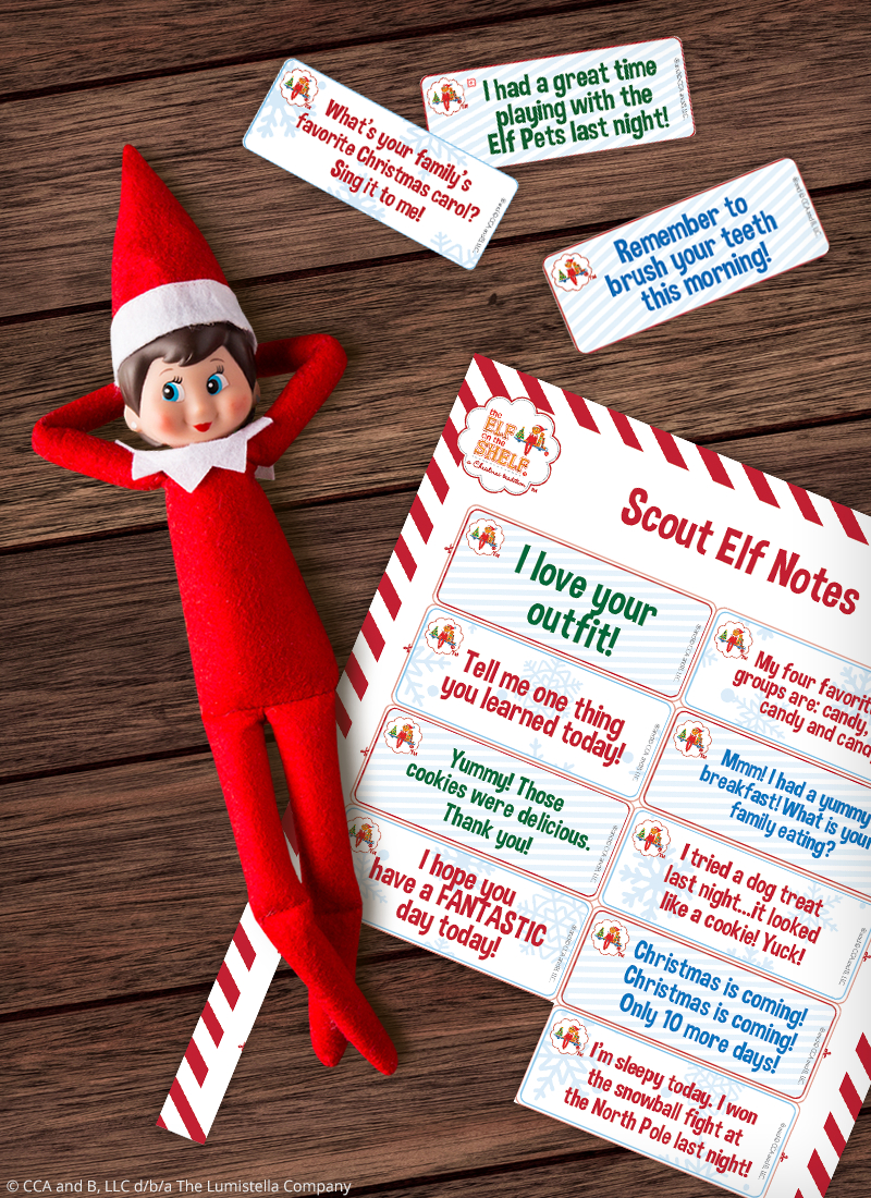 Download Free Printable Elf On The Shelf Notes | The Elf On The Shelf for Free Elf On The Shelf Printables