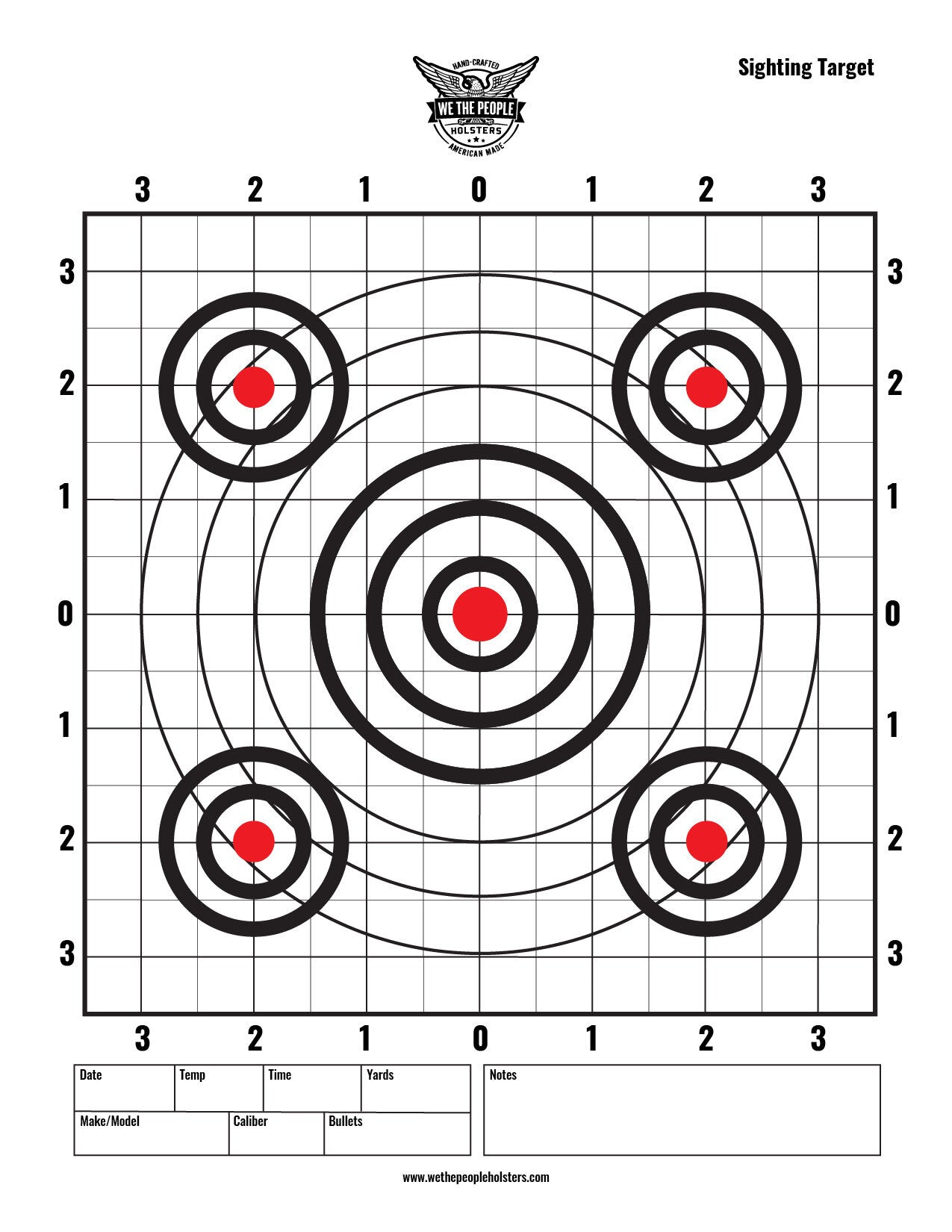 Downloadable Targets | Free Shooting Targets | Printable Targets with Free Printable Shooting Range Targets
