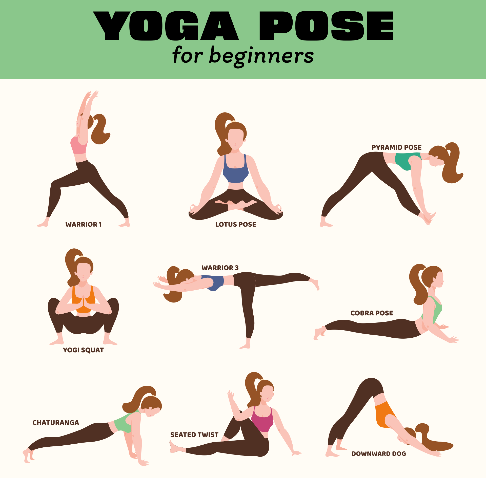 Easy Yoga - 9 Free Pdf Printables | Printablee - Worksheets Library intended for Free Printable Yoga Poses