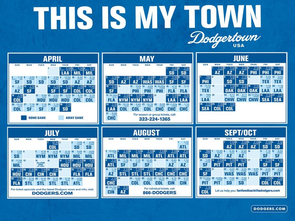 🔥 [50+] Dodgers Schedule Wallpapers | Wallpapersafari with Los Angeles Dodgers Printable Schedule