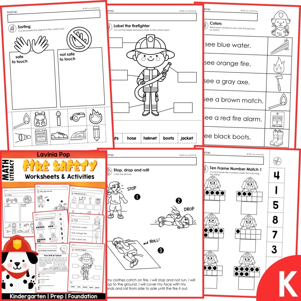 Fire Safety Archives - In My World for Free Printable Fire Safety Activities For Preschoolers
