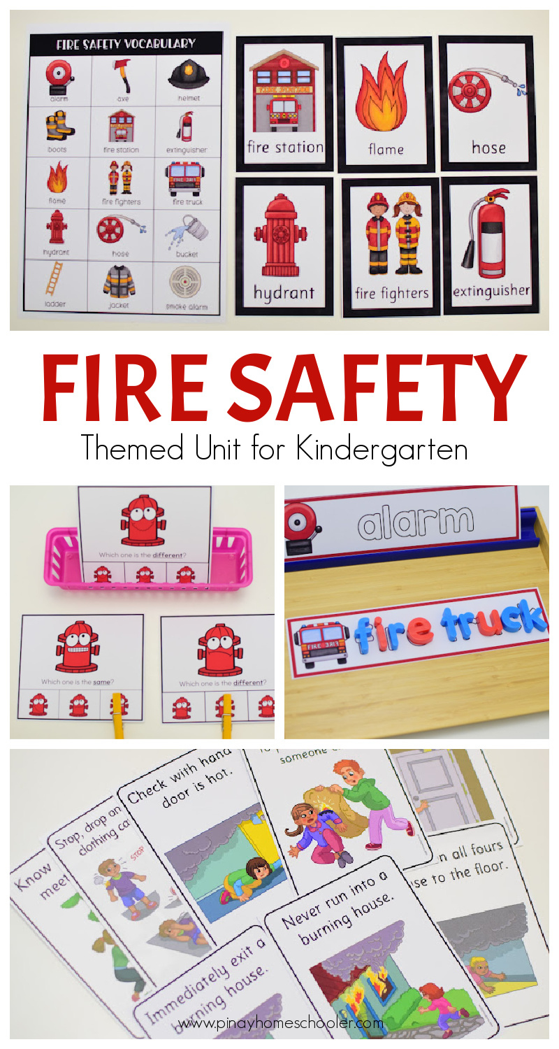 Fire Safety Themed Preschool Math And Literacy Pack | The Pinay in Free Printable Fire Safety Activities For Preschoolers