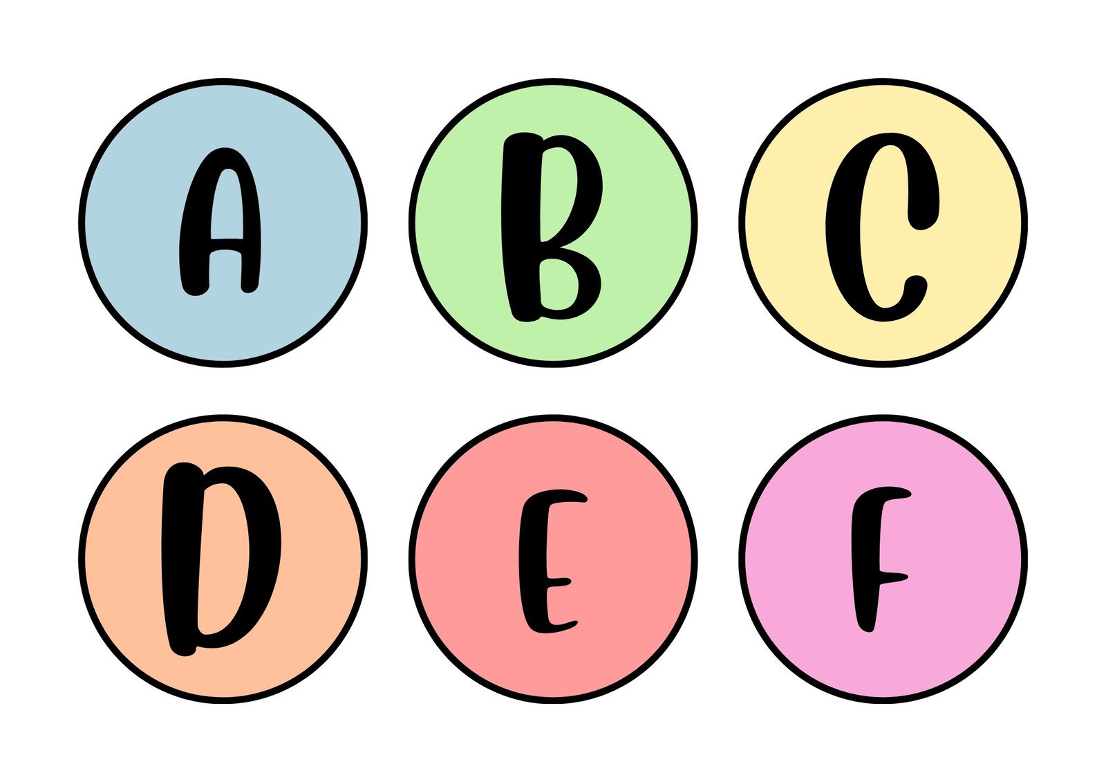 Free And Customizable Alphabet Templates | Canva intended for Printable Letters of the Alphabet