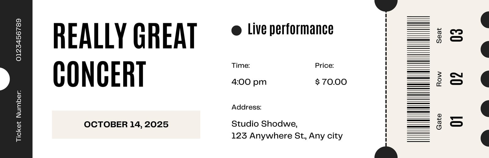 Free And Customizable Ticket Templates For Any Event | Canva with Make Your Own Tickets Free Printable