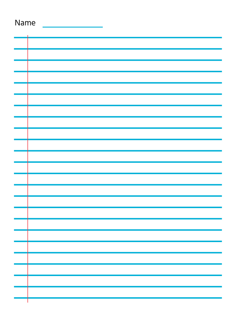 Free College Ruled Lined Paper Template To Edit Online inside Printable Wide Ruled Lined Paper