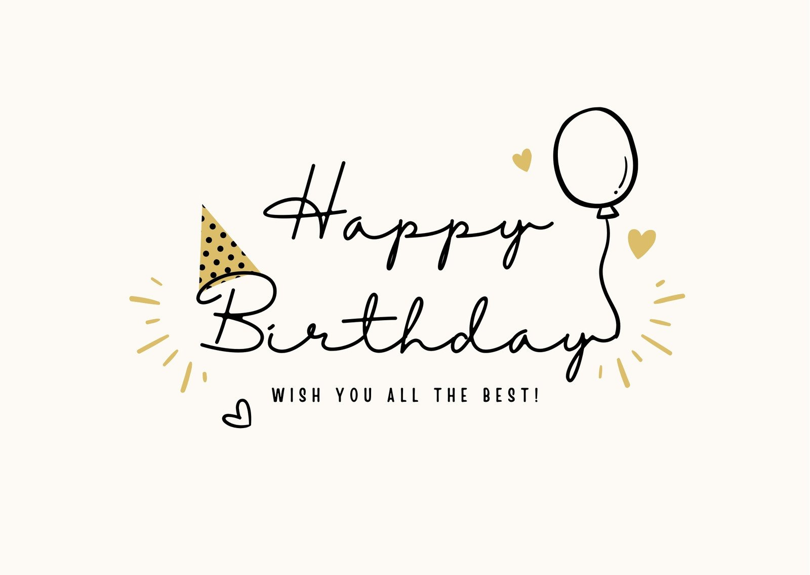 Free, Custom Printable Birthday Card Templates | Canva with Free Happy Birthday Cards Printable