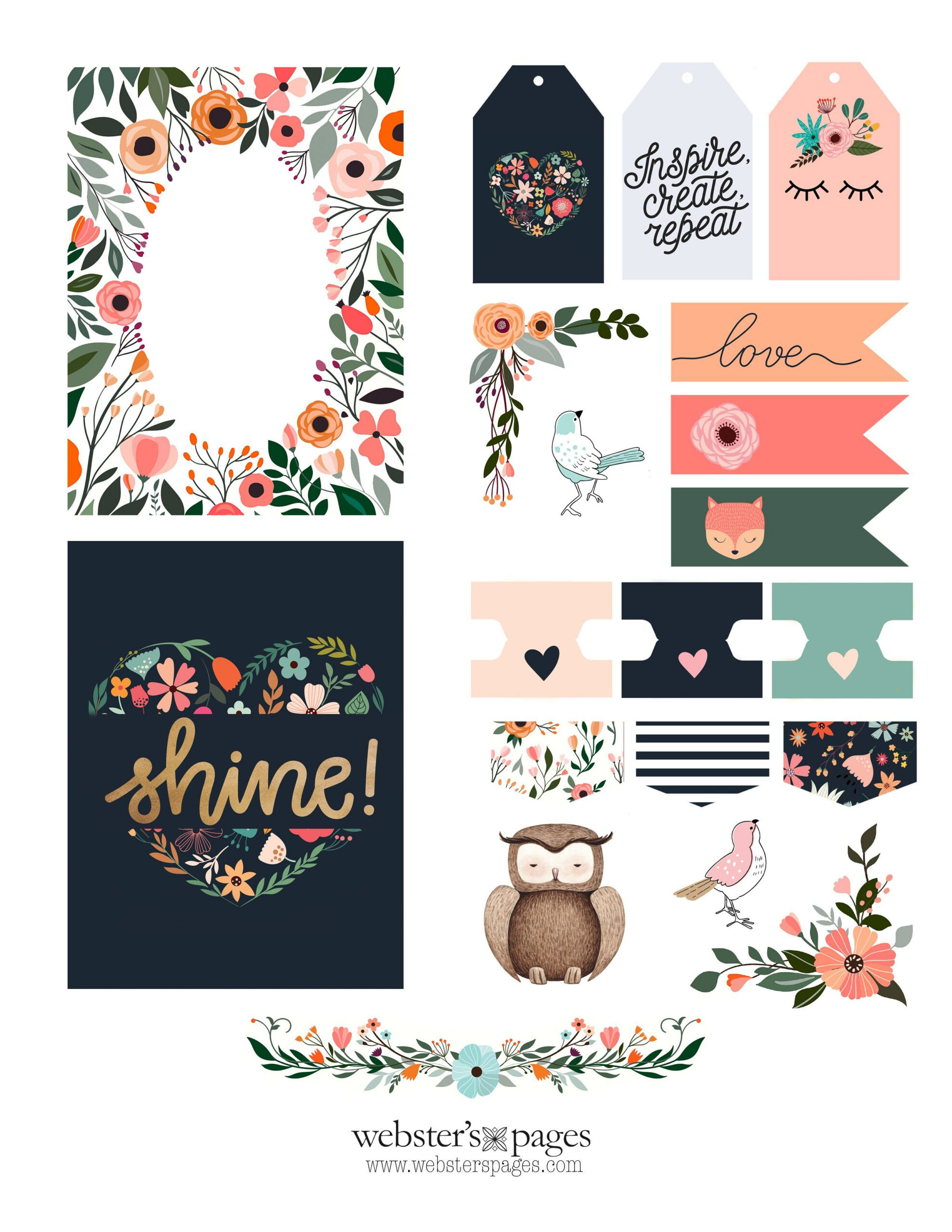 Free - New Fall - Worksheets Library throughout Free Printable Scrapbook Stickers Free Download