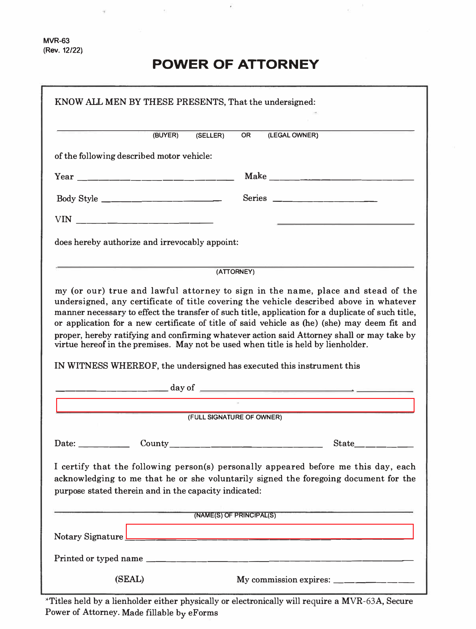 Free North Carolina Power Of Attorney Forms (10 Types) - Pdf with regard to Free Printable Power of Attorney Form Nc