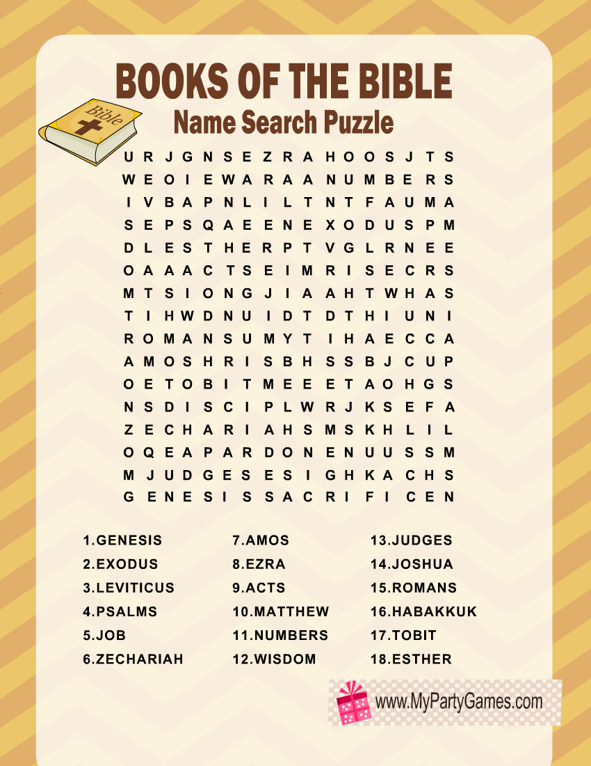 Free Printable Bible Word Search Puzzles With Answer Key intended for Printable Bible Word Search Puzzles
