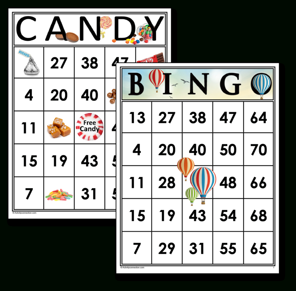 Free Printable Bingo Cards - Activity Connection intended for Bingo Game Bingo Cards Printable