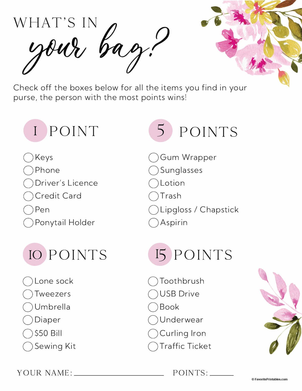 Free Printable Bridal Shower Games - Favorite Printables with Printable Bridal Shower Games Free