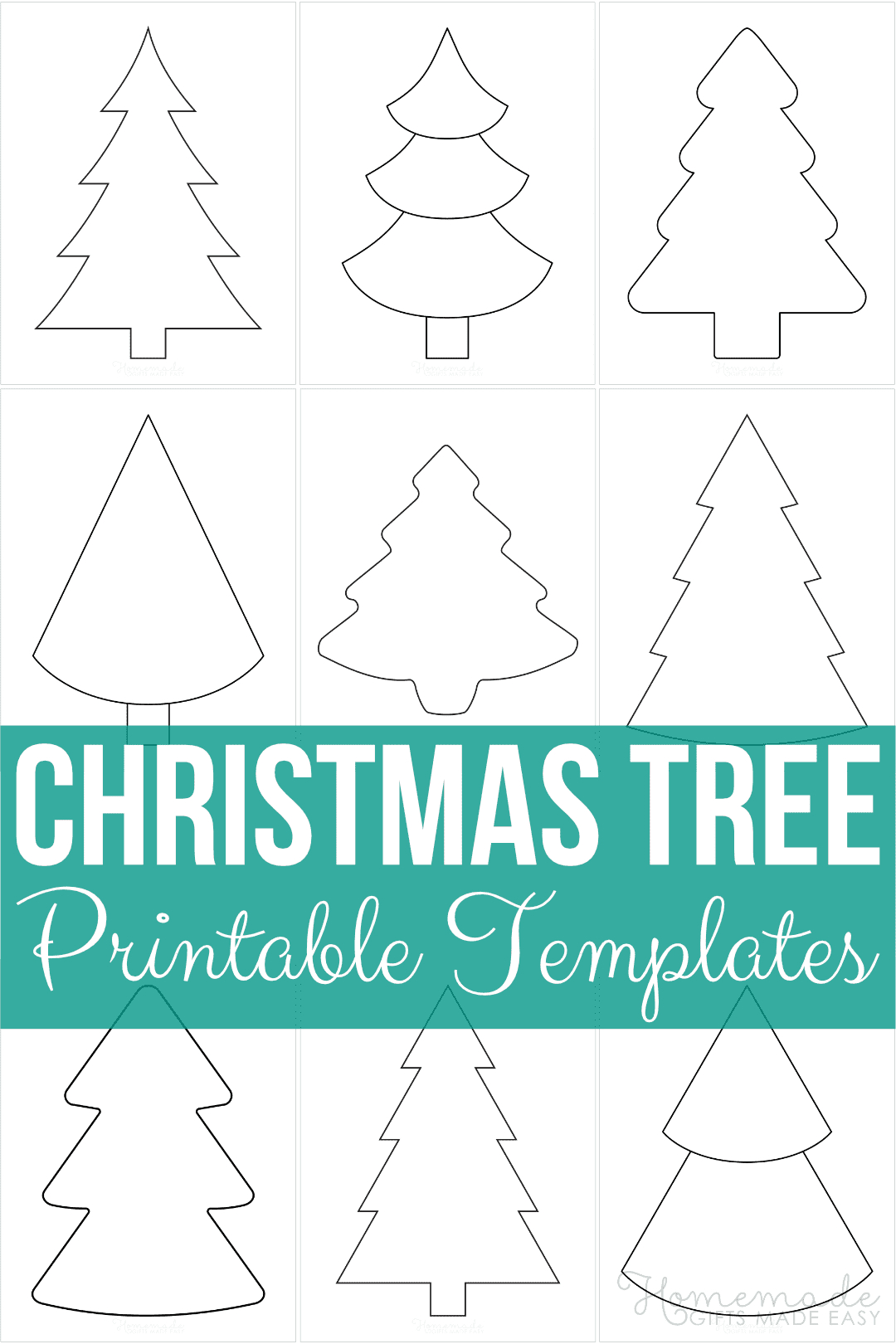 Free Printable Christmas Tree Templates And Outlines inside Free Christmas Tree Template Printable