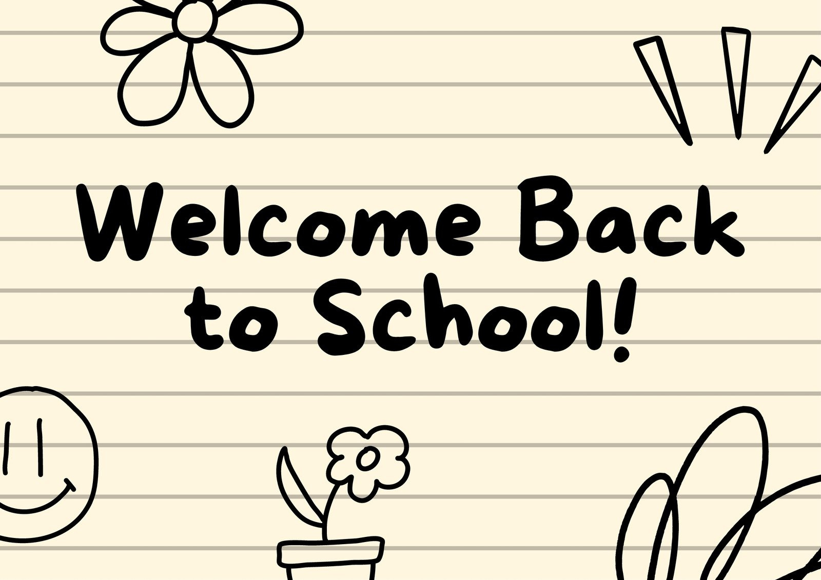 Free Printable Classroom Welcome Poster Templates | Canva within Welcome Back Signs Free Printable