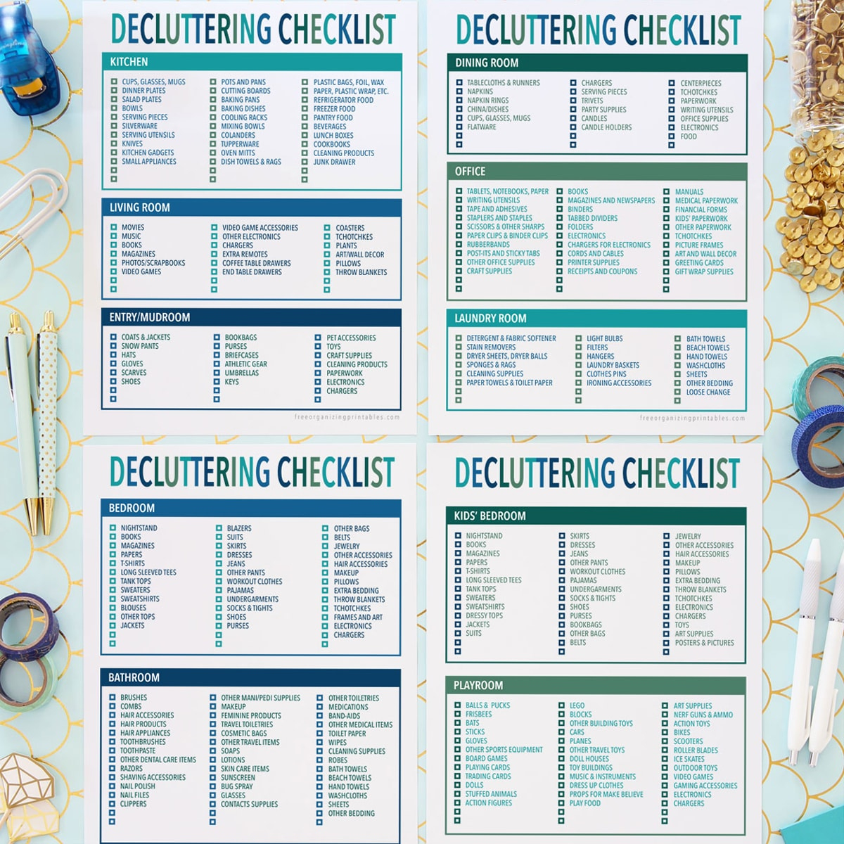 Free Printable Declutter Checklist | Free Organizing Printables with regard to Free Printable Decluttering Checklist