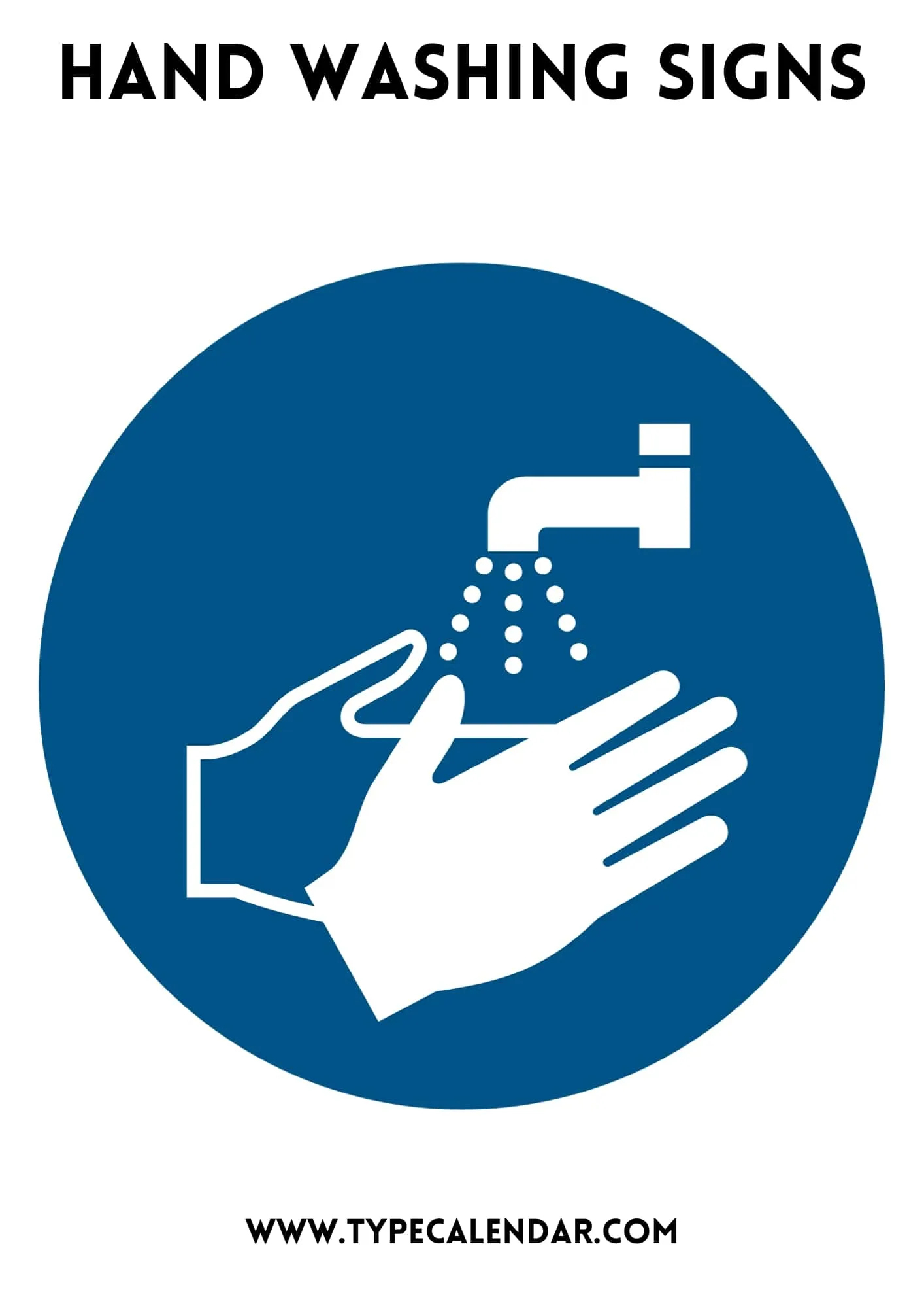 Free Printable Hand Washing Signs Templates [Pdf] Childcare, Schools with Wash Your Hands Sign Printable