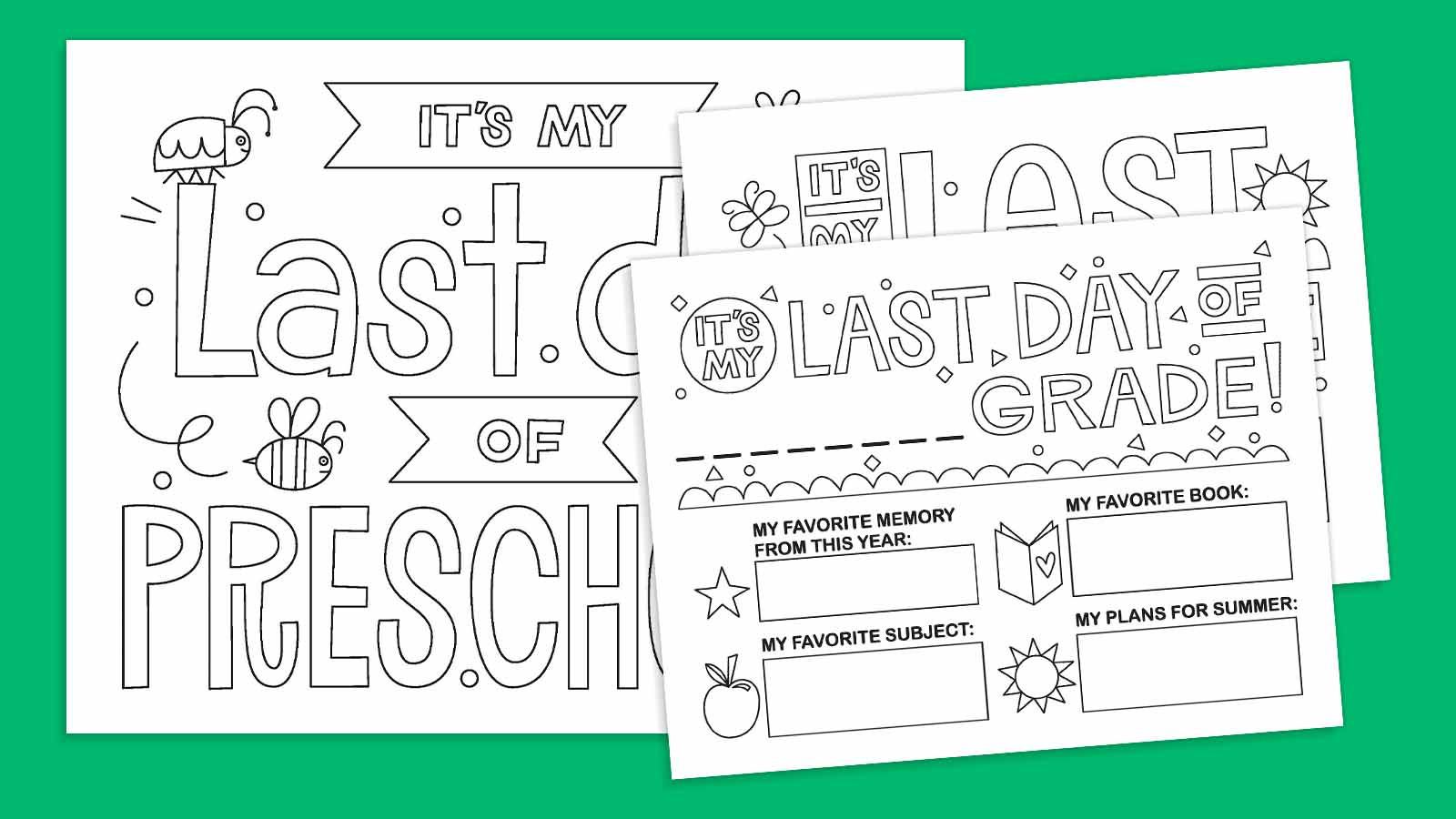 Free Printable Last Day Of School Signs - Weareteachers regarding Last Day Of School Free Printable