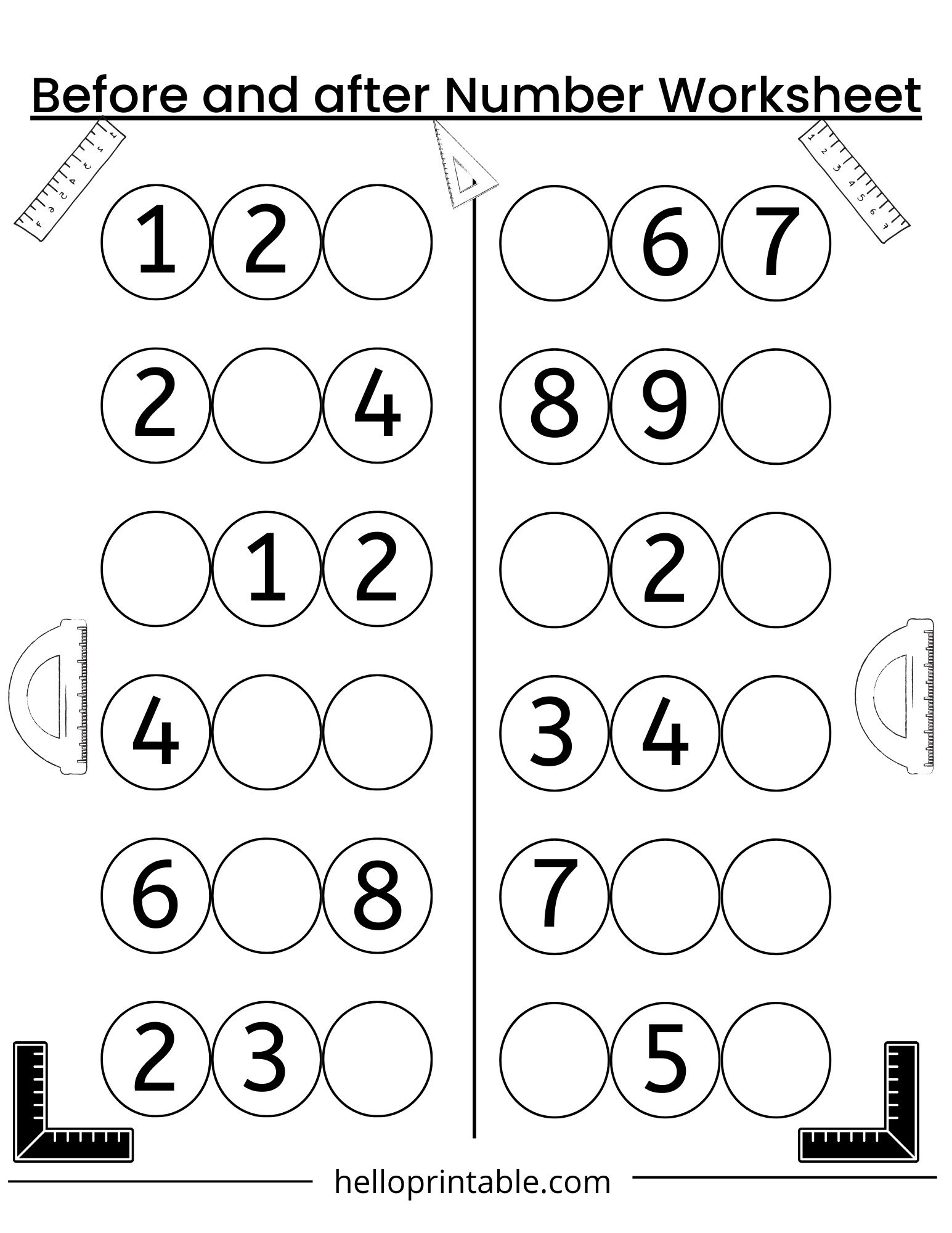 Free Printable Math Worksheets For Prek | Printable Worksheets intended for Free Math Printables For Kindergarten