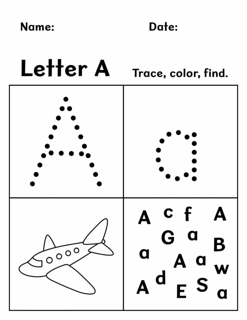 Free Printable Preschool Worksheets! ⋆ The Hollydog Blog intended for Free Pre K Printable Worksheets