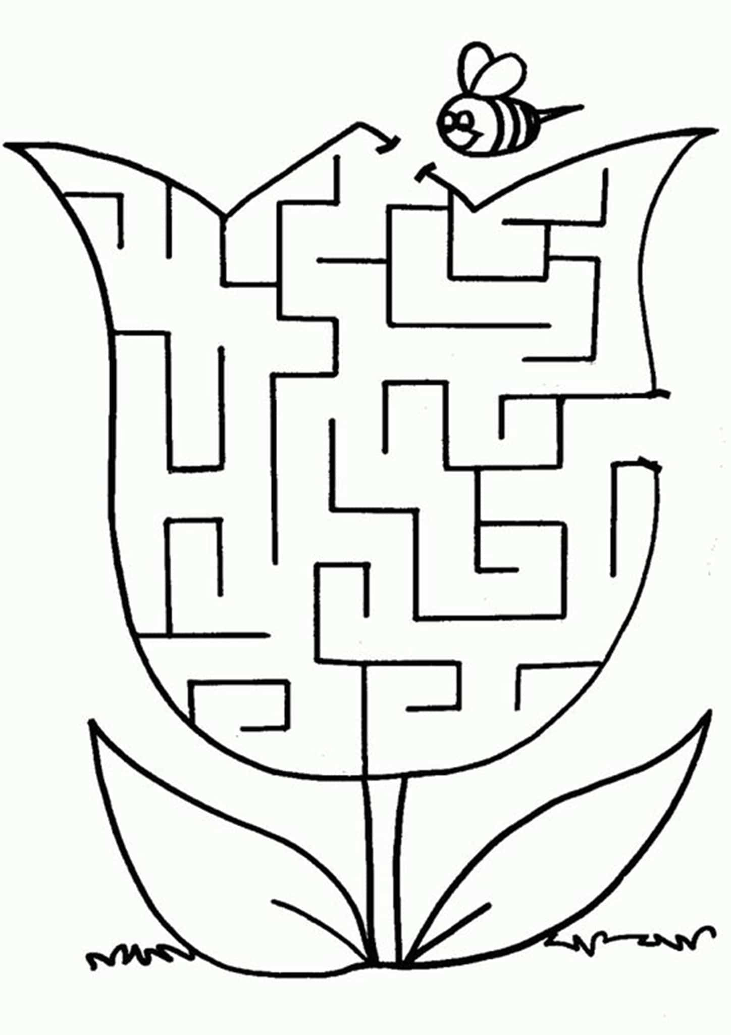 Free Simple Maze Printables For Preschoolers And Kindergartners regarding Free Printable Mazes For Kindergarten