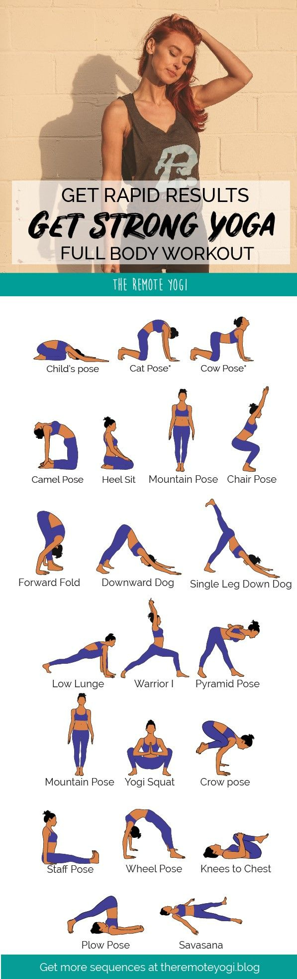 Full Body Yoga Workout – Free Printable Pdf for Free Printable Yoga Poses