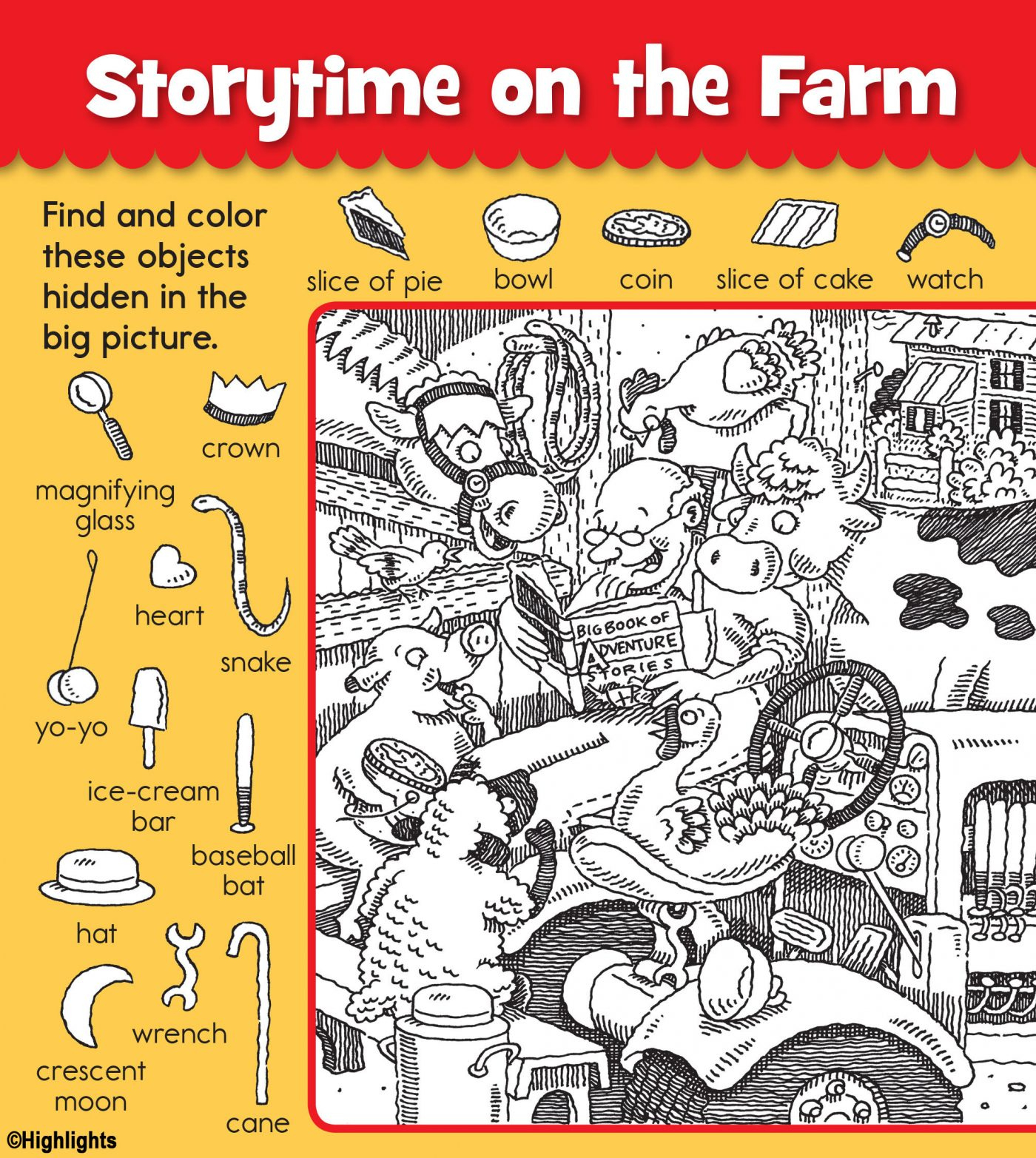 Highlights Hidden Pictures Fun! + Free Activities - Silver Dolphin with Hidden Pictures Highlights Printable Free