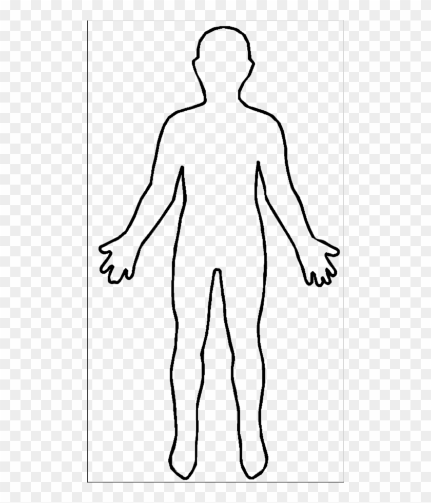 Human Body Outline Picture - Human Body Outline - Free Transparent throughout Printable Outline of Human Body