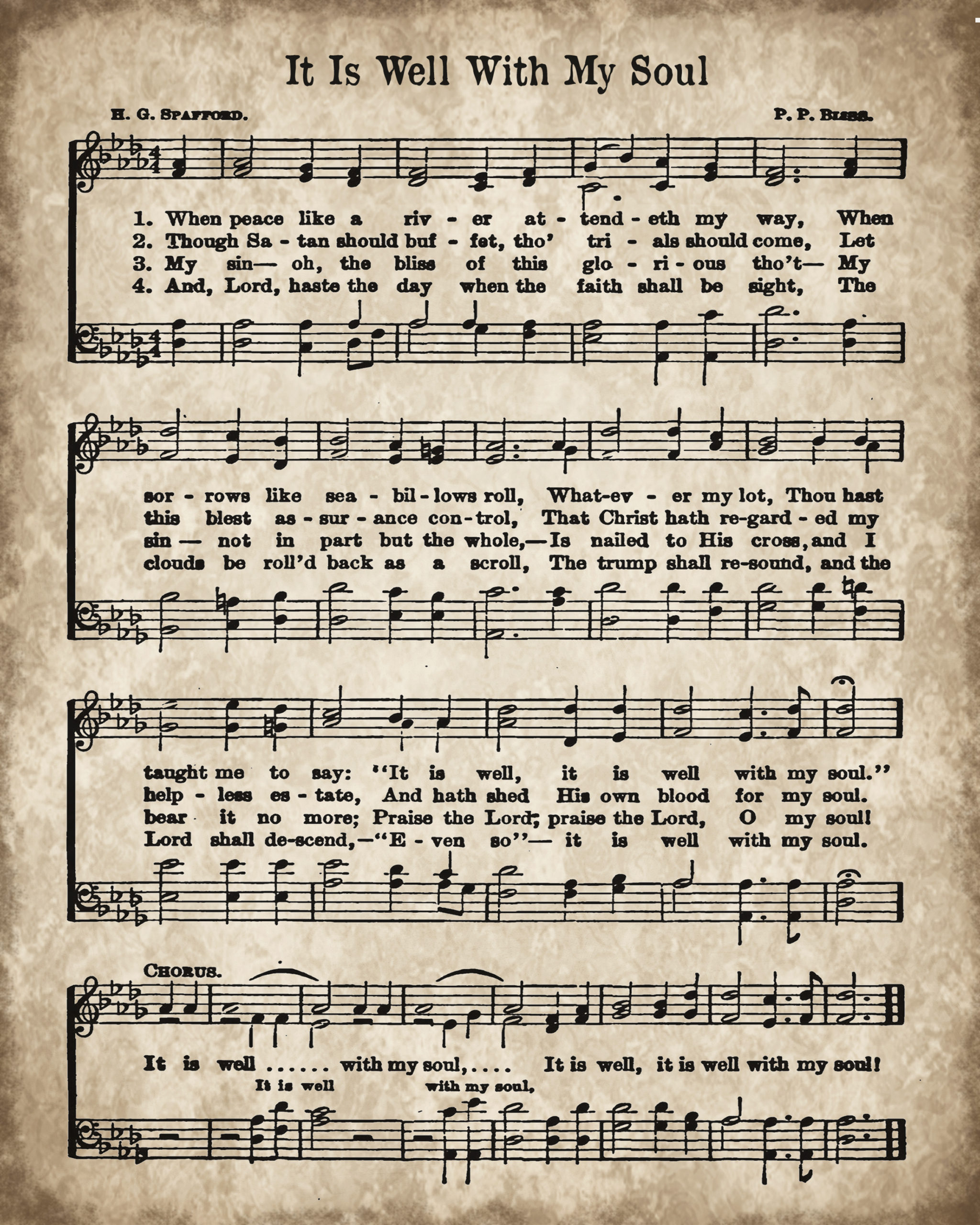 It Is Well With My Soul - Farmhouse Photography And Hymn Printable regarding Free Printable Hymns with Lyrics